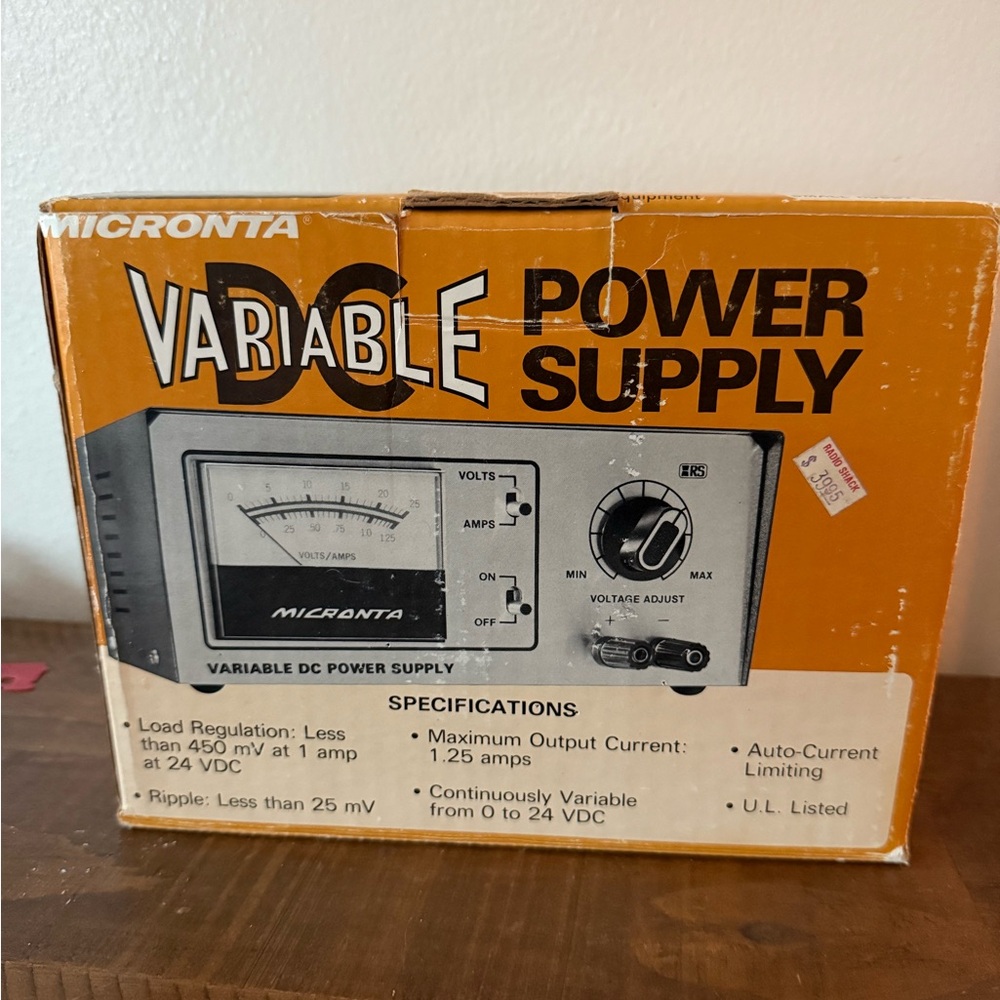 Micronta Variable Power Supply 22-123